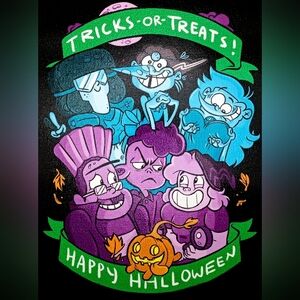 SU & EEnE *Limited Edition* "HALLOWEEN 2024" CANVAS PRINT by Raven M